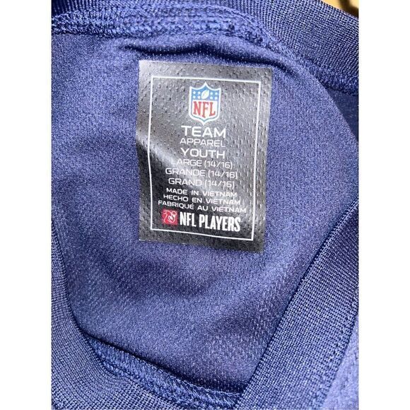 Boy's Russell Wilson NFL Seattle Seahawks Jersey Size L 14/16 - Picture 3 of 3